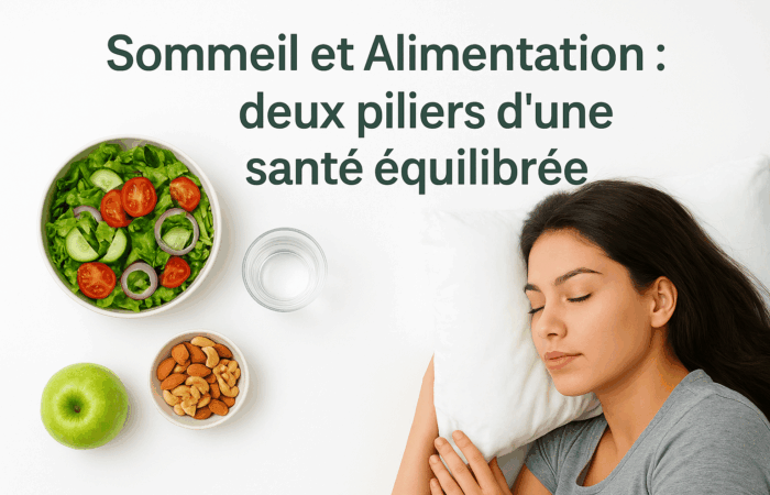 une pomme, une salade et une jeune femme qui dort